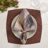 Kim Seybert - Whistler Placemats, Brown Set of 4
