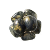 Kim Seybert - Bonton in Gray & Gold Napkin Ring - Set of 4