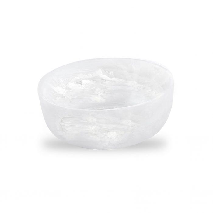 Signature Collection-Round Bowl Small-White Swirl