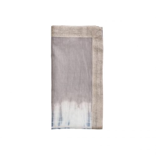 Solstice Grey and Blue Napkin - Set of 2