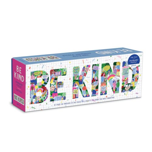 Be Kind 1000 Piece Panoramic Jigsaw Puzzle
