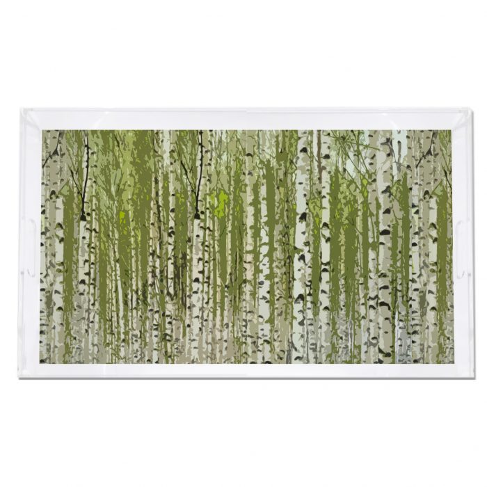 Birch Green 22.5x14.5 Acrylic Tray