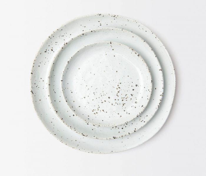 Marcus White Salt Glaze Dinner Plate