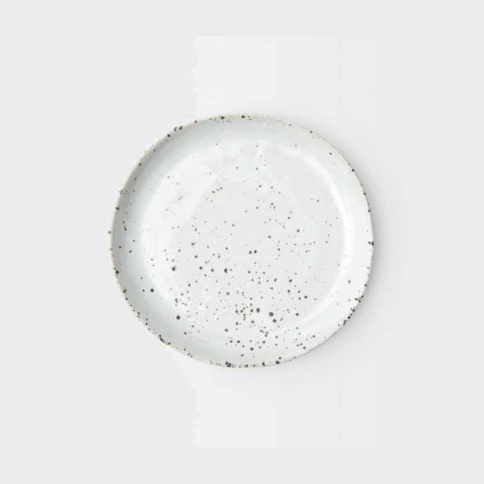 Marcus White Salt Glaze Salad/Dessert Plate