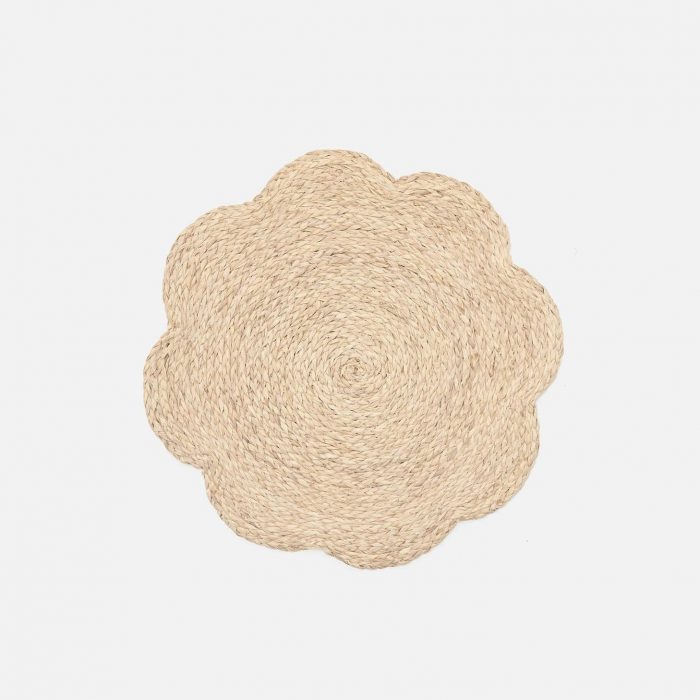 Vera Bleached Flower Placemat - Set of 2