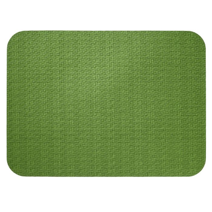 Easy Care Wicker Grass Rectangle Placemat - Set of 2