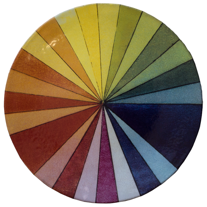 John Derian Colour Wheel Platter