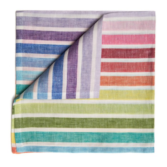 Bermuda Stripe Multi Color Napkin - Set of 2