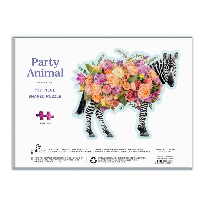 Party Animal 750 Shaped Piece Puzzle