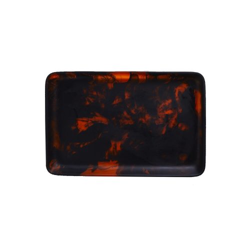 Everyday-Tortoise Shell Resin Tray Large