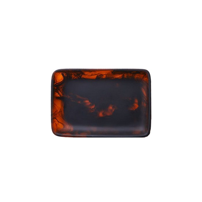 Everyday-Tortoise Shell Resin Tray Small