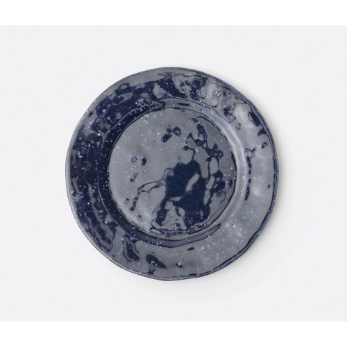 Isla Spotted Navy Stoneware Dinner Plate-Set of 2