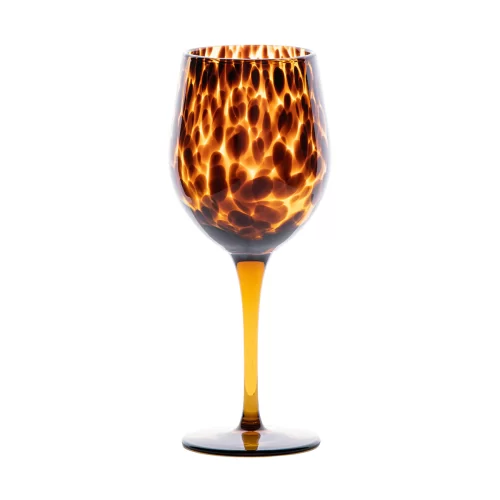 Juliska Puro Wine Glass - Tortoiseshell - Set of 2