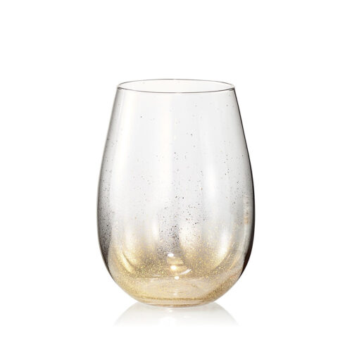 Orion Tumbler Glass in Gold, Set of 4