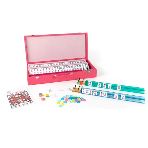 Brouk & Co Games-Mahjong Set-Pink