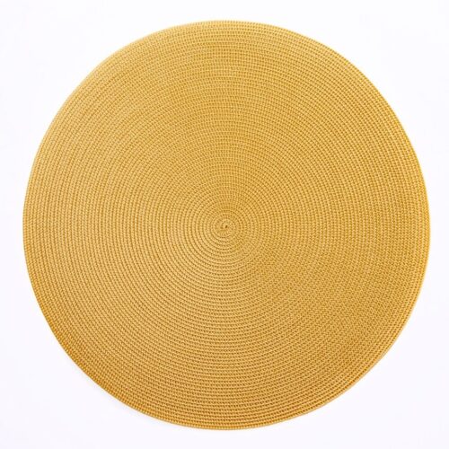 Round Marigold Placemats - Set of 4