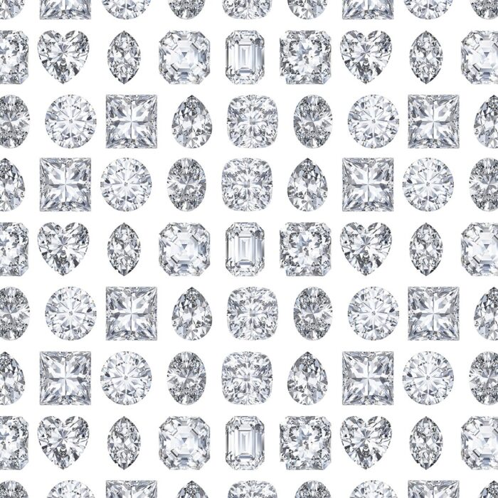 Nicolette Mayer Bougie Diamonds Ice Acrylic Tray 12.25" X 7.75"