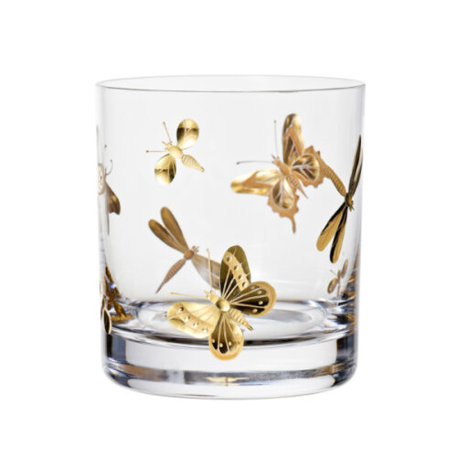 Artel Glassware - Fly Fusion Double Old Fashioned Gilded