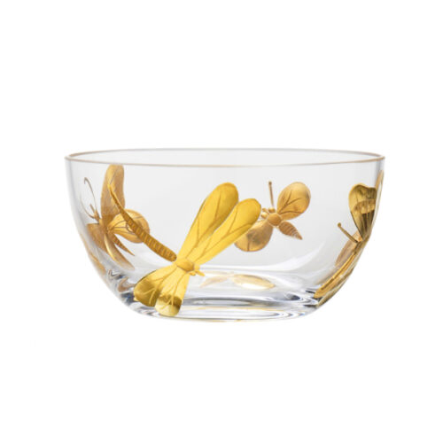Artel Glassware - Fly Fusion Trinket Bowl I Gilded