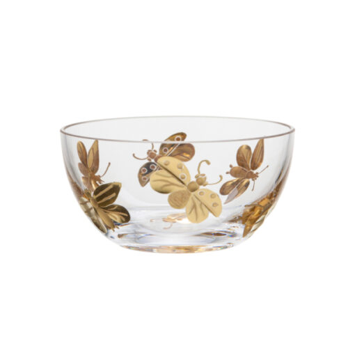 Artel Glassware - Fly Fusion Mayfly Trinket Bowl I Gilded