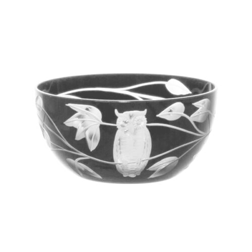 Artel Glassware - Night Owl Trinket Bowl I Grey