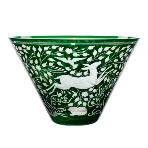 Artel Glassware - Woodland Large Bowl - Green