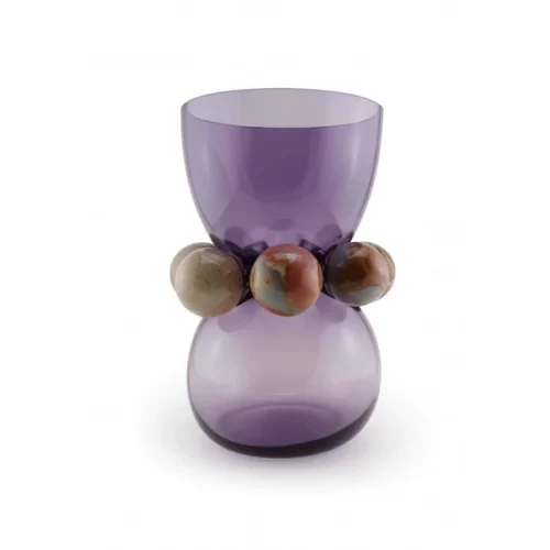 Vanessa Mitrani - Vase Tiffany Dark Violet – Amethyste