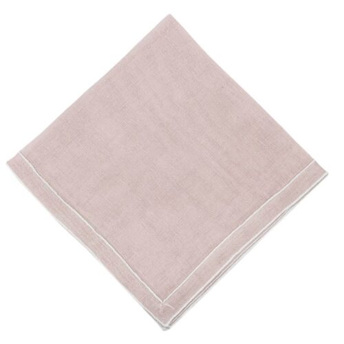Tina Chen Designs - Augusta Soft Pink Napkin - Set of 4