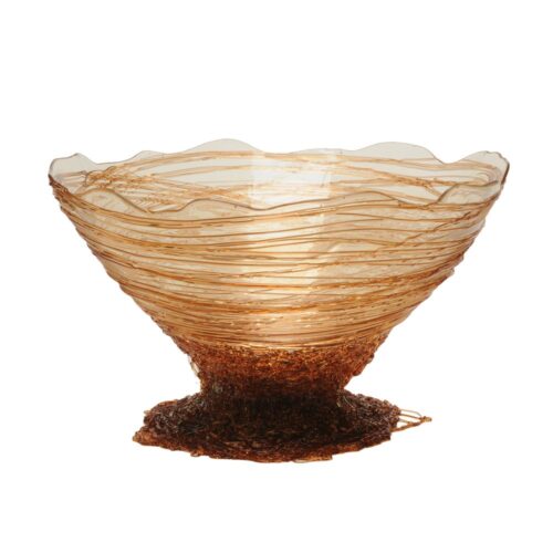 Corsi Design - Ogiva Vase - Clear And Amber