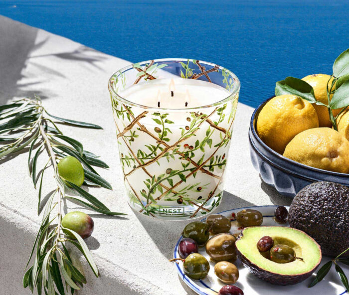 Nest Santorini Olive & Citron Specialty 3-Wick Candle