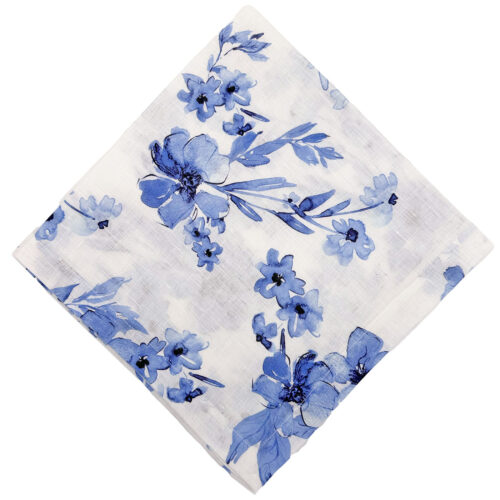 Tina Chen Designs - Secret Garden Blue Napkin - Set of 4