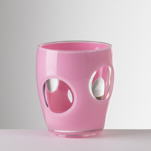 Mario Luca Giusti - "Fisheye" Acrylic Tumbler, Pink