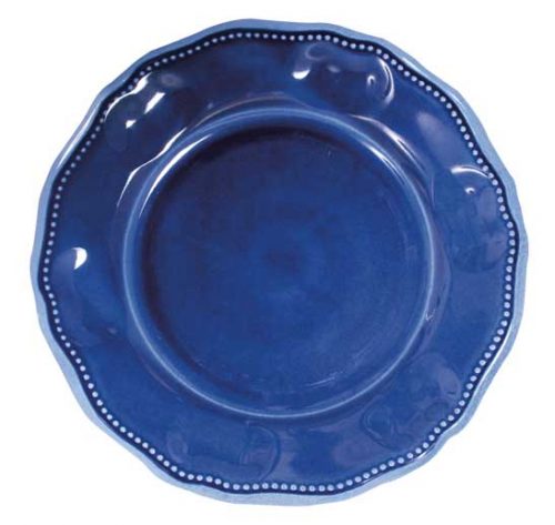 LE CADEAUX MELAMINE PROVENCE SOLID 11" DINNER PLATE-BLUE
